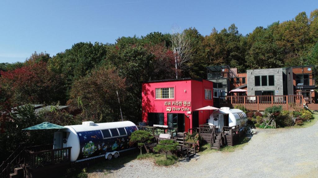 Hongcheon River Caravan: A Serene Riverside Escape